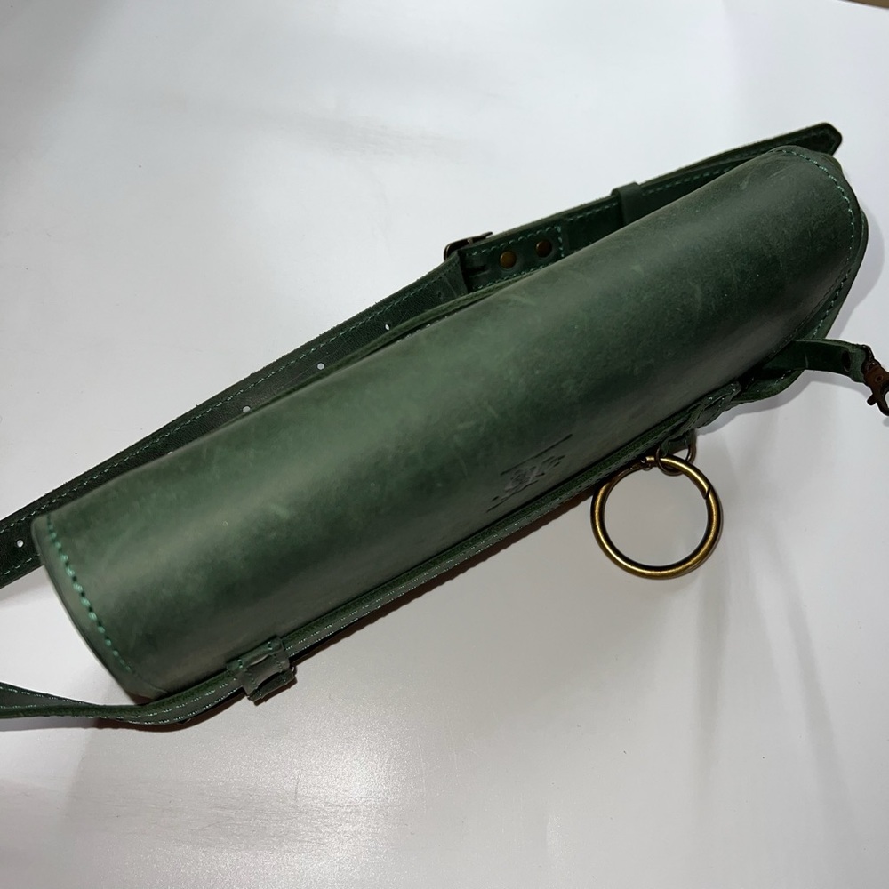 Green Leather Crossbody Bag - Picture 6 of 15